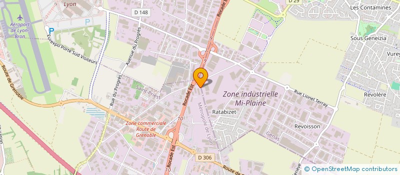 localisation de l'entreprise CHASSIEU TRANSPORT à SAINT-PRIEST