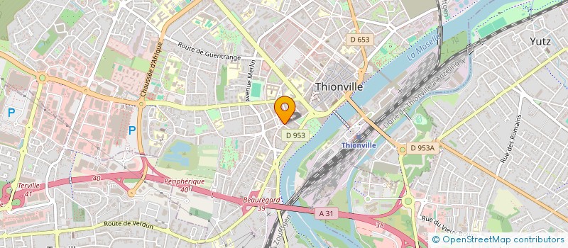 localisation de l'entreprise CHASSIN à THIONVILLE