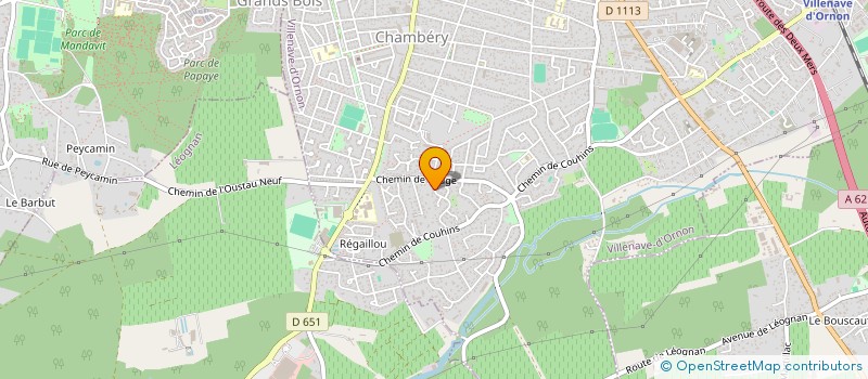 localisation de l'entreprise CHASSING à VILLENAVE-D'ORNON