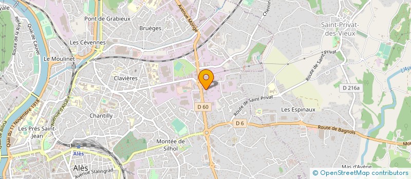 localisation de l'entreprise CHASSIS CONCEPT à ALES