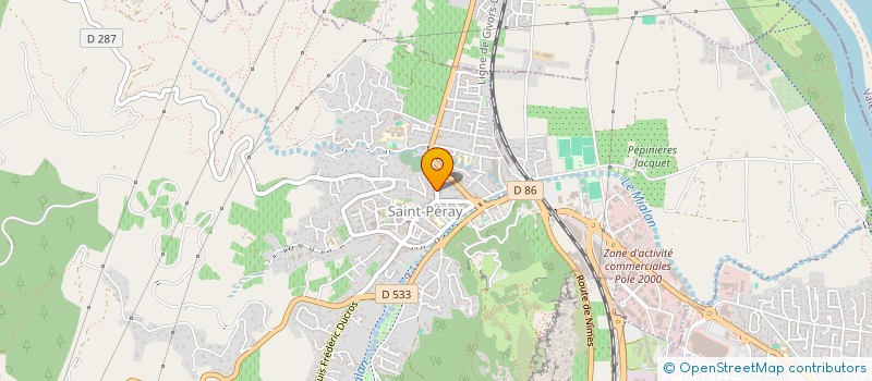 localisation de l'entreprise CHASTAGNARET & DESFARGES-GRANJON, NOTAIRES A SAINT PERAY  SAINT-PERAY