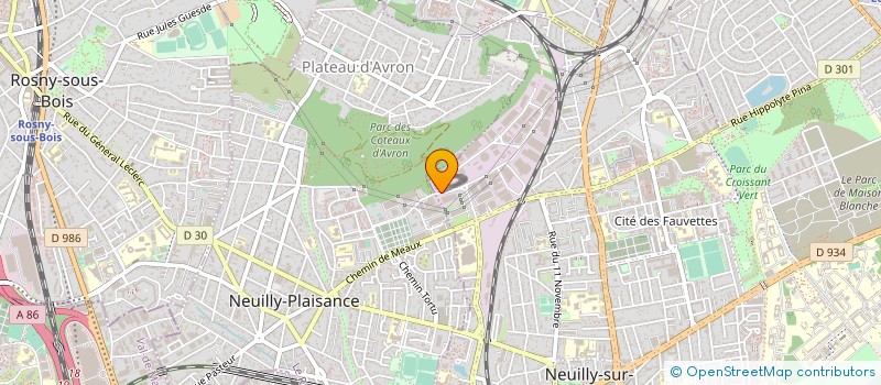localisation de l'entreprise CHASTAGNER LOCATION à NEUILLY-SUR-MARNE