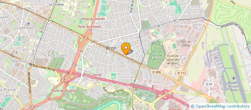 localisation de l'entreprise CHASTAGNIER 3  BRON