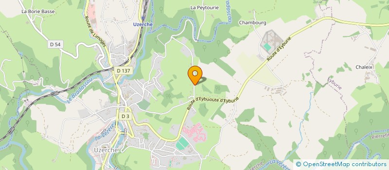 localisation de l'entreprise CHASTAGNIER à UZERCHE
