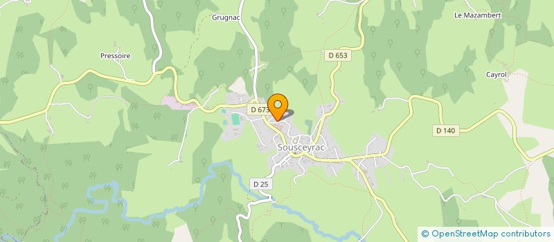 localisation de l'entreprise CHASTANET à SOUSCEYRAC-EN-QUERCY