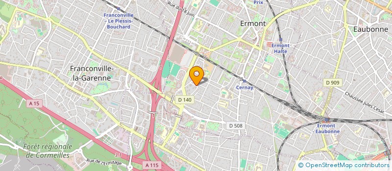 localisation de l'entreprise CHASTANG  ERMONT