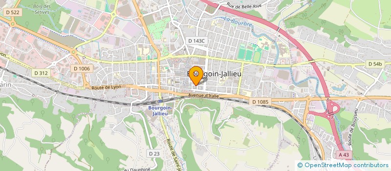 localisation de l'entreprise CHASTEAU AVOCATS & ASSOCIES à BOURGOIN-JALLIEU