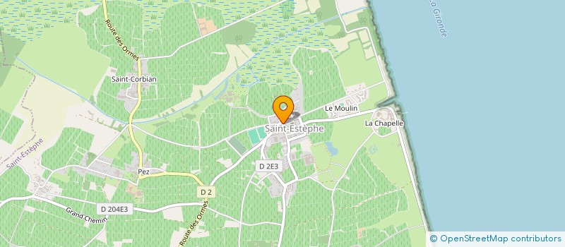 localisation de l'entreprise CHASTEL MONPLAISIR à SAINT-ESTEPHE