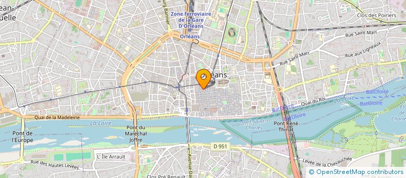 localisation de l'entreprise CHASTELLUX à ORLEANS