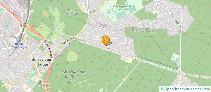 localisation de l'entreprise CHASTENAIE à BOISSY-SAINT-LEGER