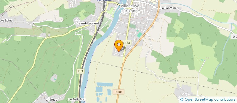 localisation de l'entreprise CHASTRA  VILLENEUVE-SUR-YONNE