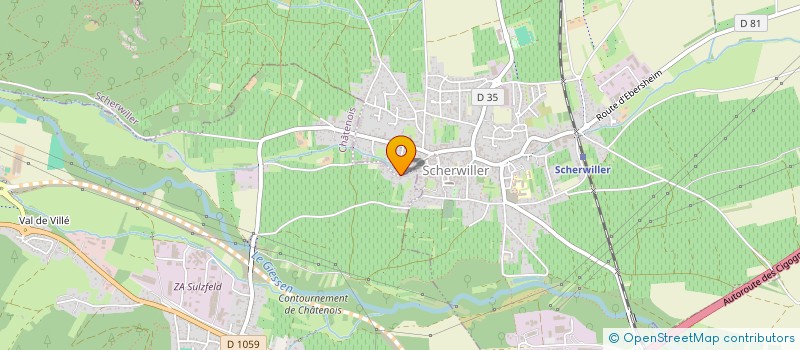 localisation de l'entreprise CHASTRES SARL  CHATENOIS