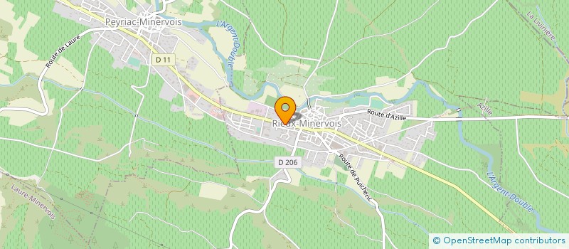 localisation de l'entreprise CHAT  RIEUX-MINERVOIS