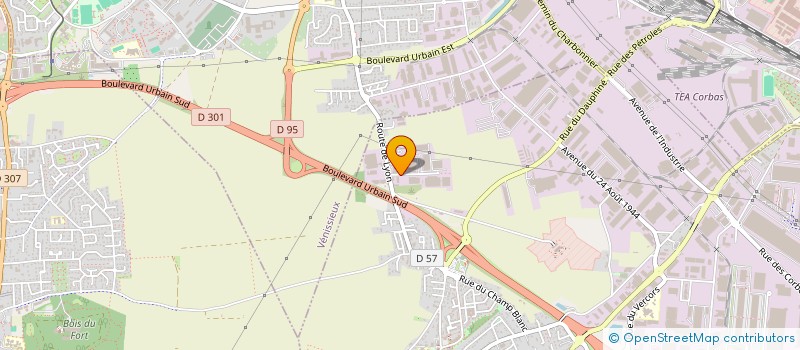 localisation de l'entreprise CHAT  CORBAS