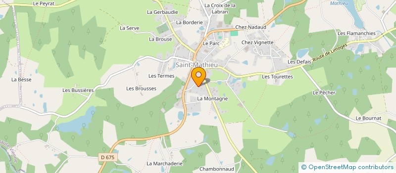 localisation de l'entreprise CHAT BOTT' à SAINT-MATHIEU