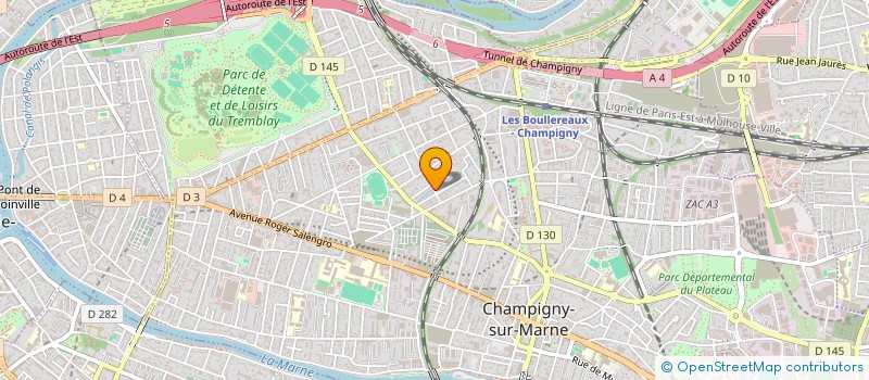 localisation de l'entreprise CHAT BULLDOG  CHAMPIGNY SUR MARNE