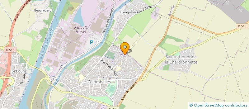 localisation de l'entreprise CHAT CHERCHE  COLOMBELLES