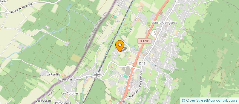 localisation de l'entreprise CHAT-LAIT  SAINT-CERGUES