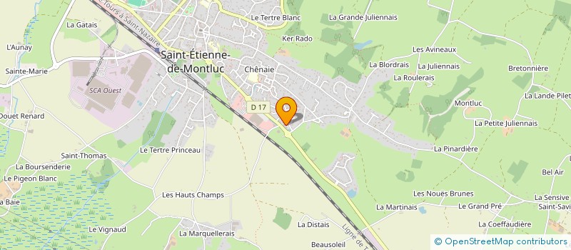 localisation de l'entreprise CHAT LEUREU à SAINT-ETIENNE-DE-MONTLUC