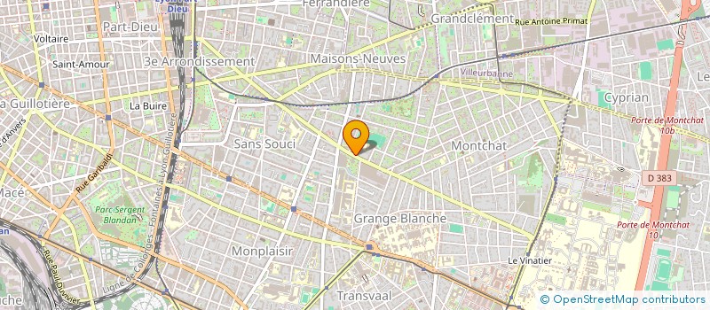 localisation de l'entreprise CHAT-LOUP  LYON