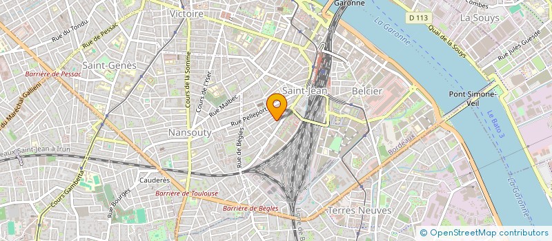 localisation de l'entreprise CHAT NOIR PROD  BORDEAUX