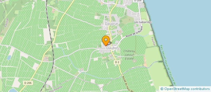 localisation de l'entreprise CHAT PICHON LONGUEVILLE COMTESSE LALANDE  PAUILLAC