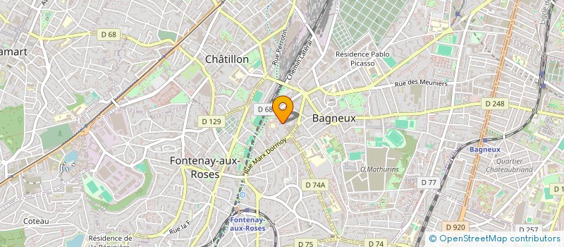 localisation de l'entreprise CHAT TRAP 92 à FONTENAY-AUX-ROSES