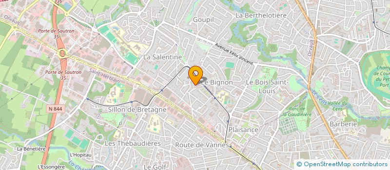 localisation de l'entreprise CHATA DELANNOY  LE POULIGUEN