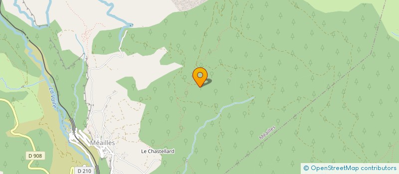 localisation de l'entreprise CHATAIGNES DES GRES  MEAILLES