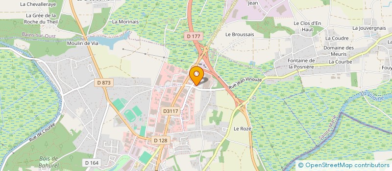 localisation de l'entreprise CHATAIGNIER  REDON