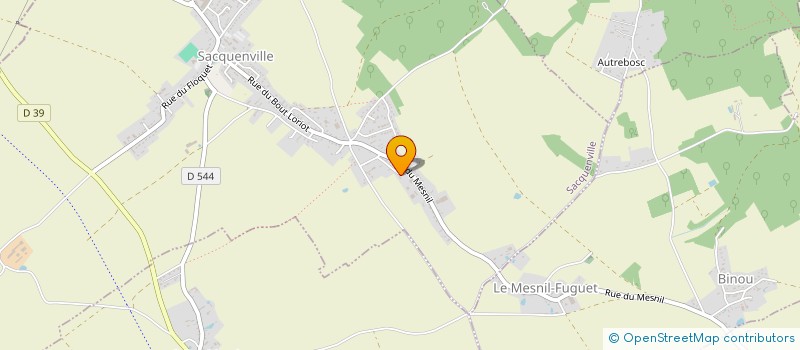 localisation de l'entreprise CHATAIGNIER-PORTIER  SACQUENVILLE