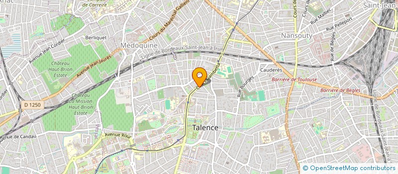 localisation de l'entreprise CHATAIN- BOTTELLO  TALENCE