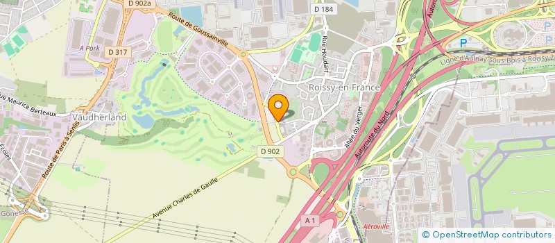 localisation de l'entreprise CHATALAIN THIERRY ET DOMINIQUE  ROISSY-EN-FRANCE