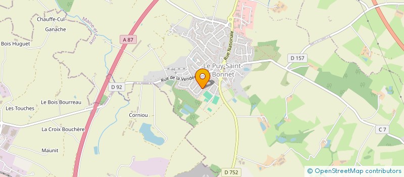 localisation de l'entreprise CHATBOOK à CHOLET