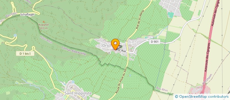 localisation de l'entreprise CHATCHOU  ORSCHWILLER