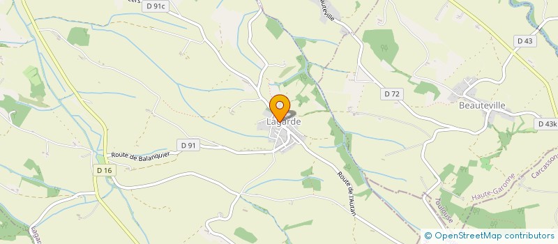 localisation de l'entreprise CHATDOC  VILLEFRANCHE-DE-LAURAGAIS