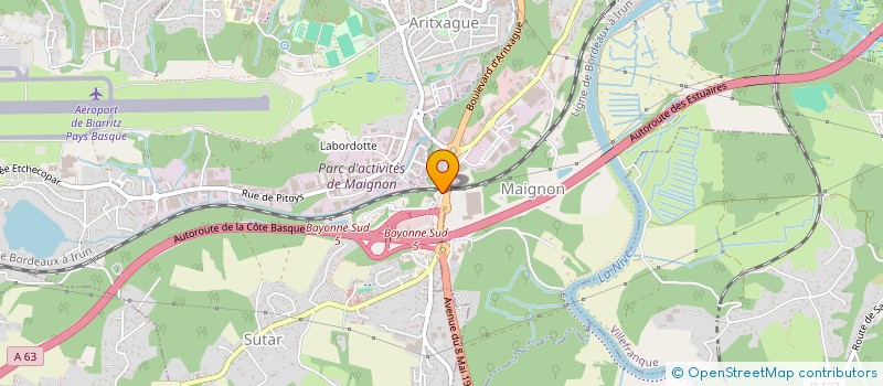 localisation de l'entreprise CHATDOC à BAYONNE