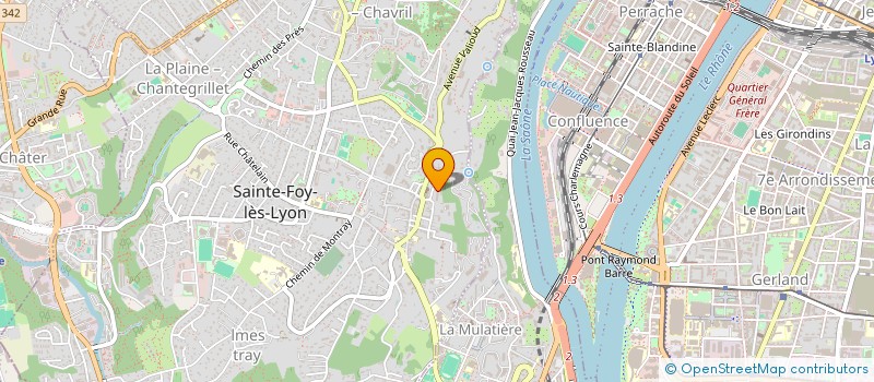 localisation de l'entreprise CHATEAU 18  SAINTE-FOY-LES-LYON