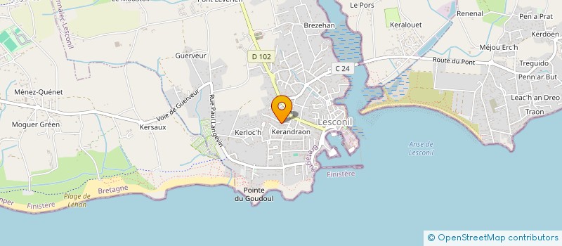 localisation de l'entreprise CHATEAU 2  PLOBANNALEC-LESCONIL