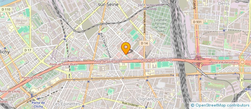localisation de l'entreprise CHATEAU à SAINT-OUEN-SUR-SEINE