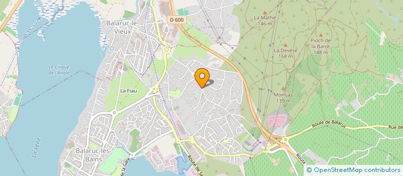 localisation de l'entreprise CHATEAU  BALARUC-LES-BAINS