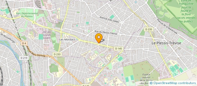 localisation de l'entreprise CHATEAU  CHAMPIGNY-SUR-MARNE