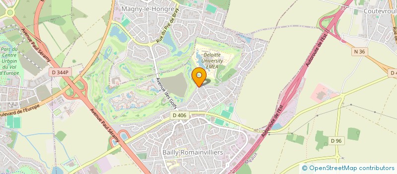 localisation de l'entreprise CHATEAU  BAILLY-ROMAINVILLIERS