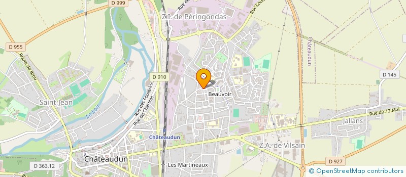 localisation de l'entreprise CHATEAU BATIMENT à CHATEAUDUN