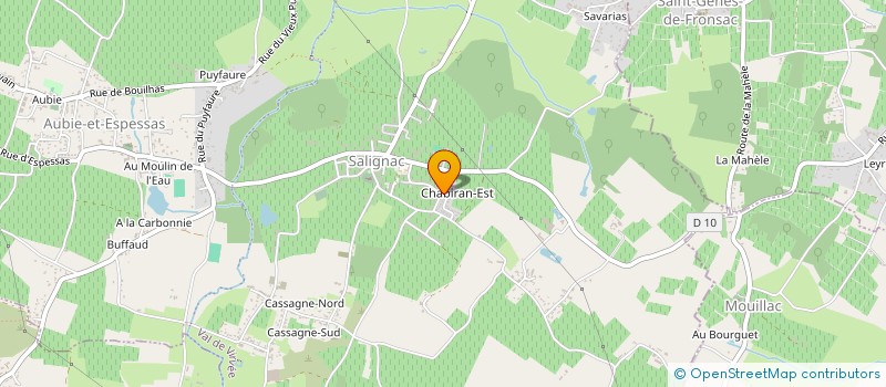 localisation de l'entreprise CHATEAU BAULOS LA RIVIERE  SAINT-GERMAIN-DE-LA-RIVIERE