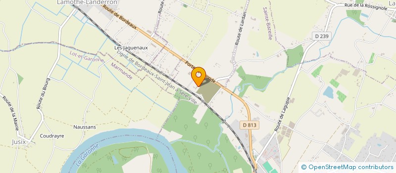 localisation de l'entreprise CHATEAU BEL'ANGE  SAINTE-BAZEILLE