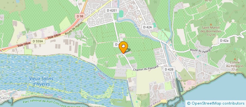 localisation de l'entreprise CHATEAU BEL ESPRIT  LA LONDE-LES-MAURES