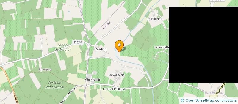 localisation de l'entreprise CHATEAU BELLEVUE  VIROLLET