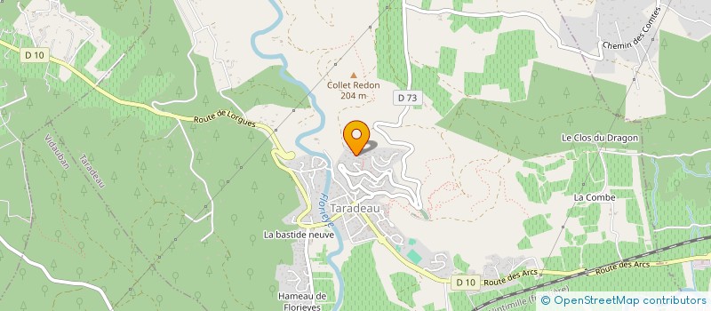 localisation de l'entreprise CHATEAU BLANC  TARADEAU