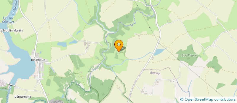 localisation de l'entreprise CHATEAU BREDURIERE  MOUTIERS-SUR-LE-LAY